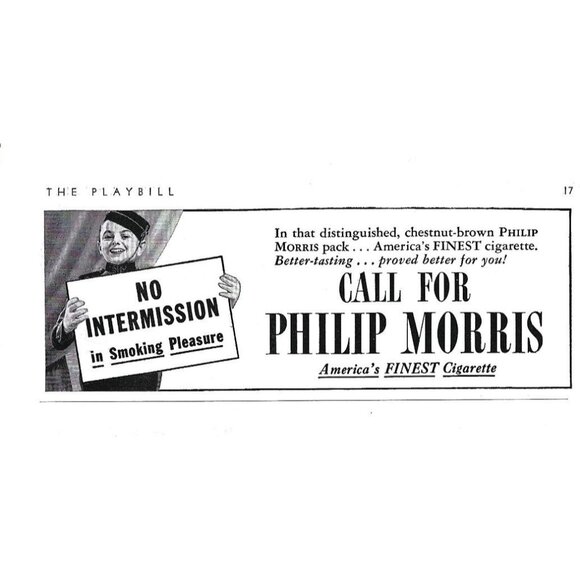 Call for Philip Morris Cigarette Ad 1940s Vintage Print Ad - Picture 4 of 4